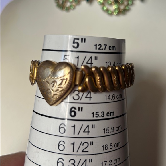 Mid-20th Century 10K Gold Filled Expansion Sweetheart Bracelet - Picture 7 of 7